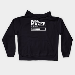 Funny Vintage Model Maker Job lover Gift Idea Kids Hoodie